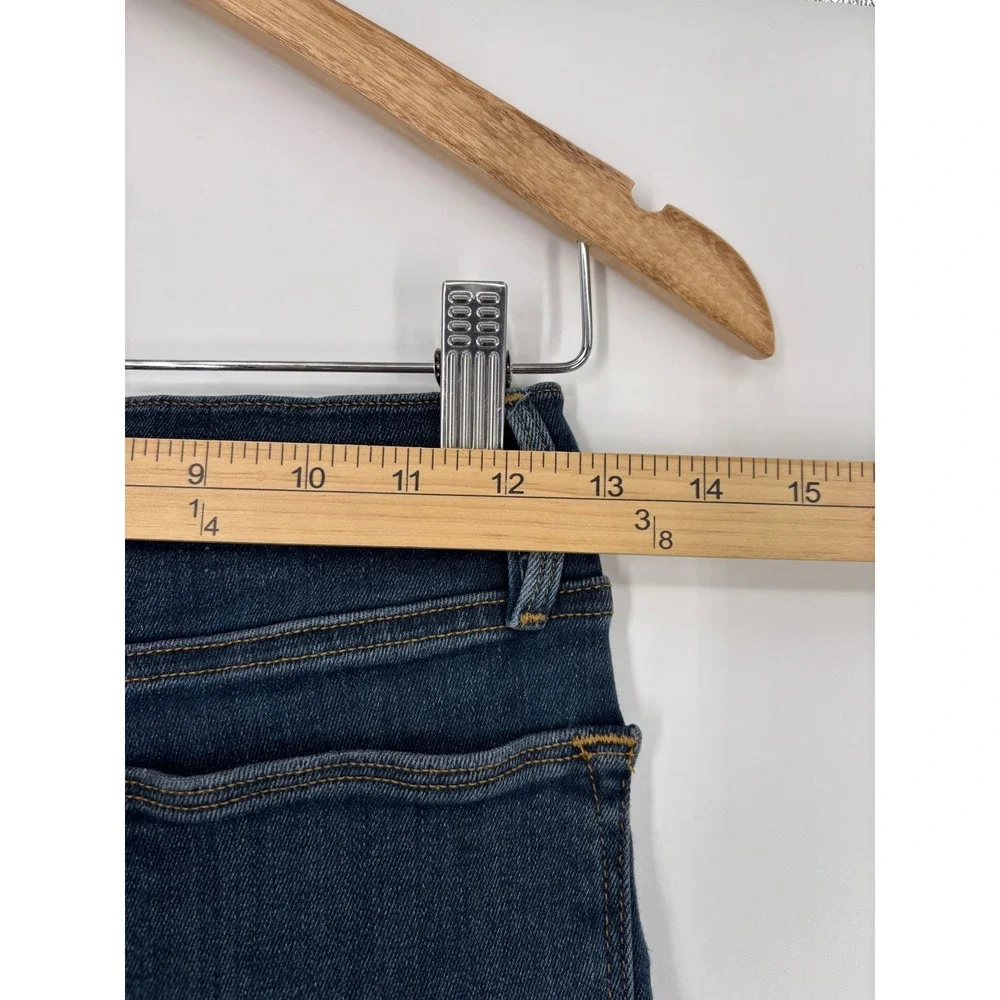FRAME Jeans Womens 26 Blue Le High Straight Raw Hem Stretch‎ Denim Pants